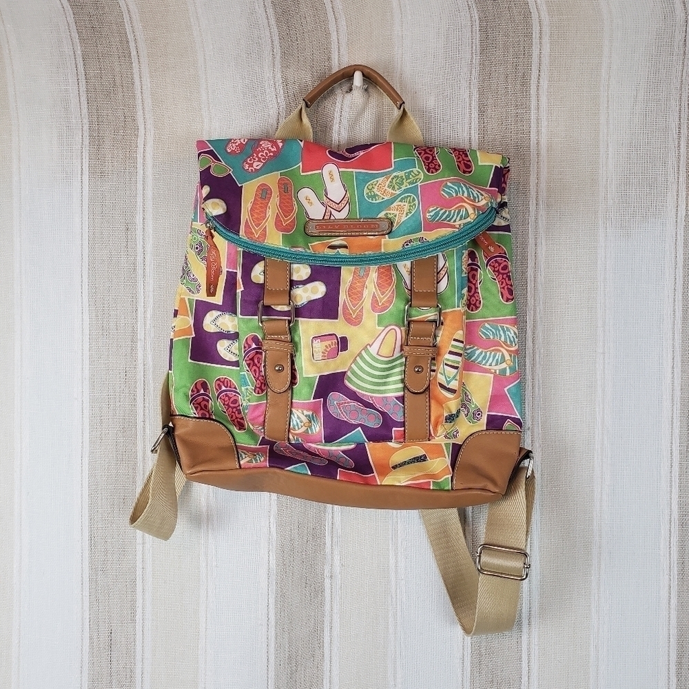 Lily Bloom Flip‎ Flops Beachy Backpack Bag